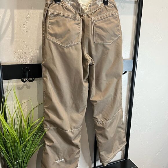 Obermeyer Dynasty Snow Board pants Tan size 8 - Picture 9 of 16